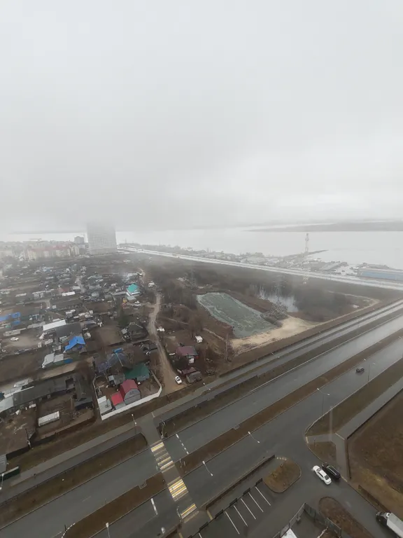 Большая студия с видом на Обь