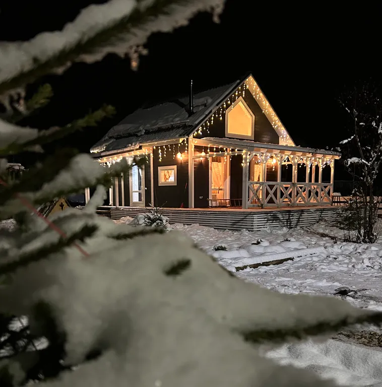 Голландский домик у леса