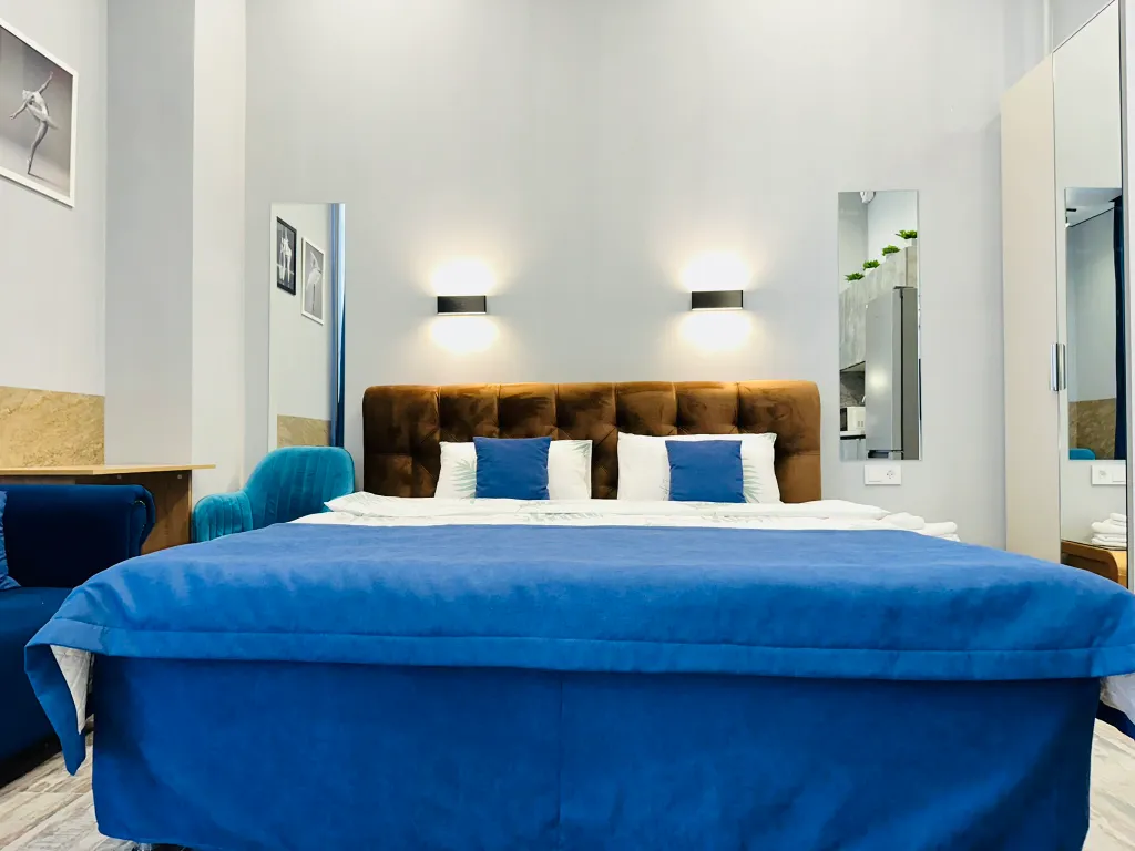 Лофт студия на 17 этаже с панорамой на центр