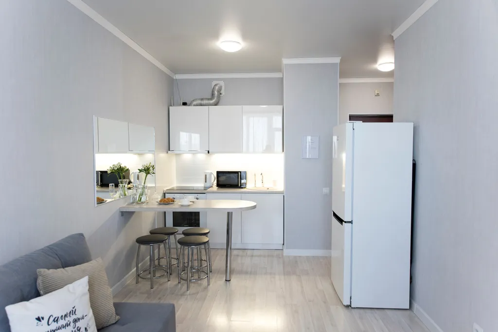 Однокомнатная квартира-студия недалеко от Волга спорт арены