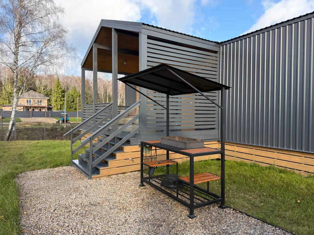 Дом с верандой на 2-6 человек