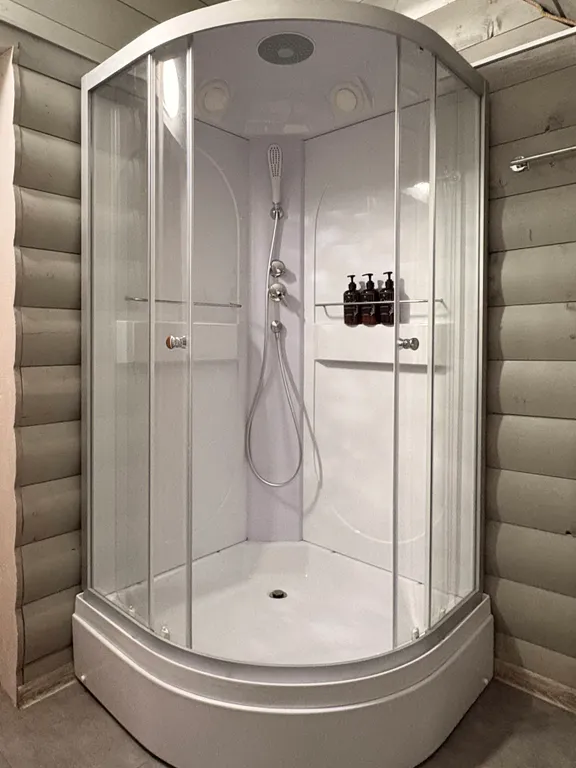 Дом с сауной и тёплым бассейном у пруда