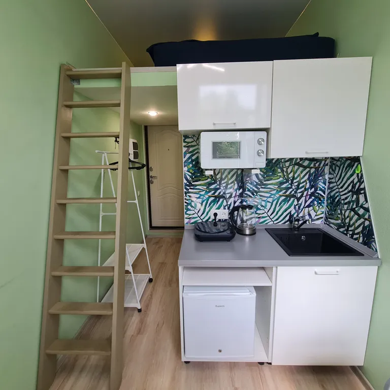 Квартира Квартира Уютная студия рядом с клиникой Пирогова — Санкт-Петербург