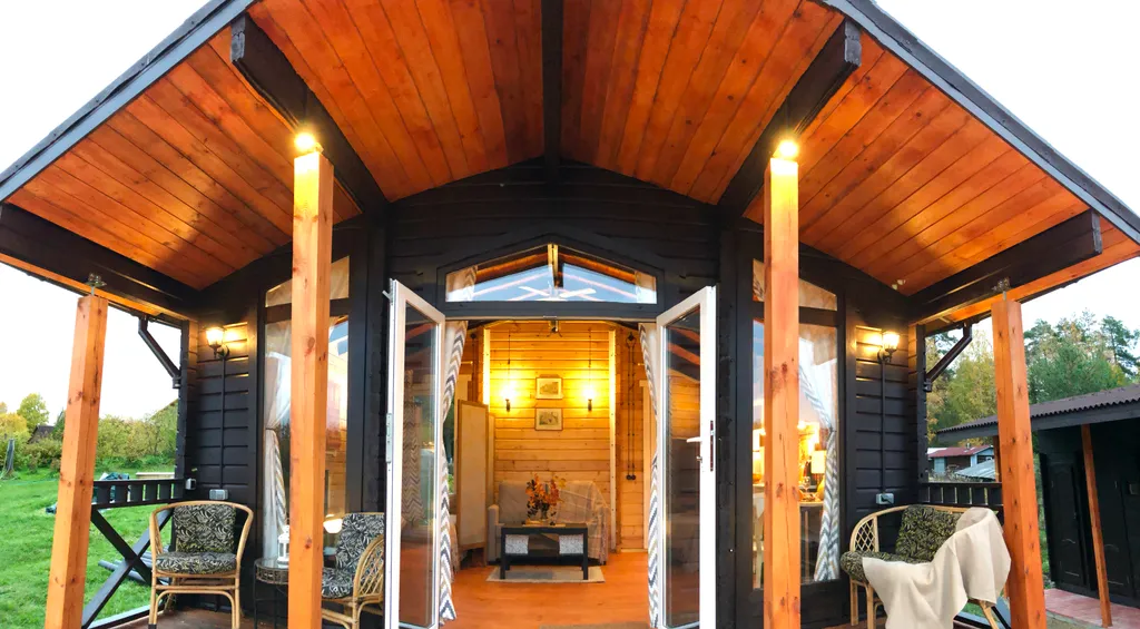 Коттедж Коттедж Шале у озера — Приозерск