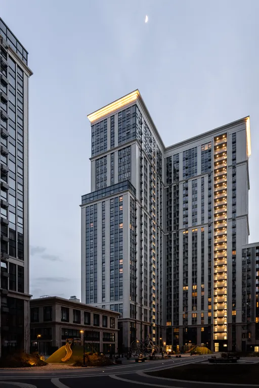 Стильный двухуровневый лофт с панорамными видами на Москву