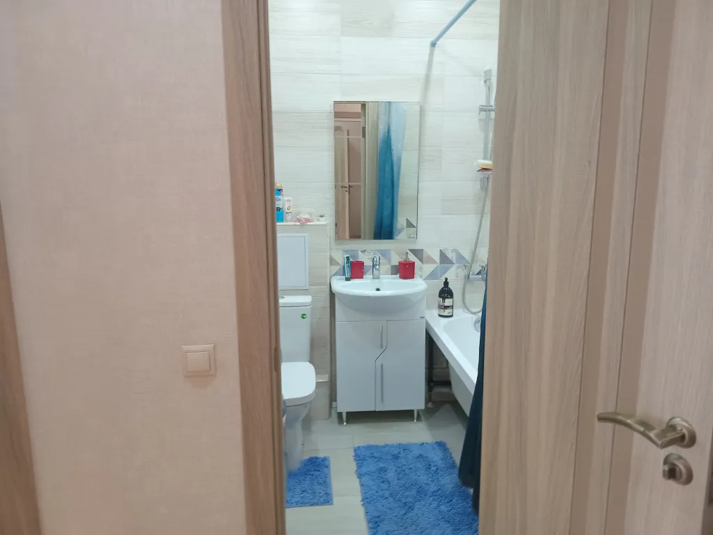 Уютная однокомнатная квартира напротив речки Великая