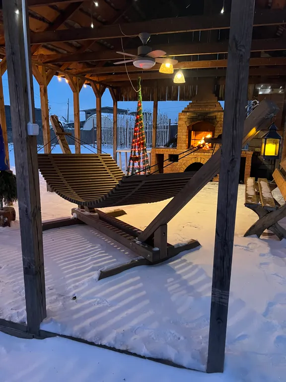 Дом с баней и чаном