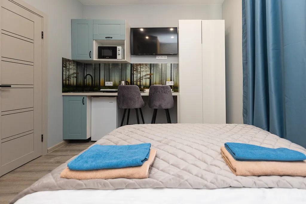 Уютная студия рядом с лесопарком