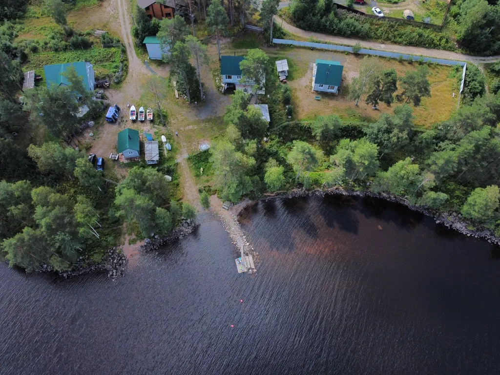 Дом на Сямозере у пляжа