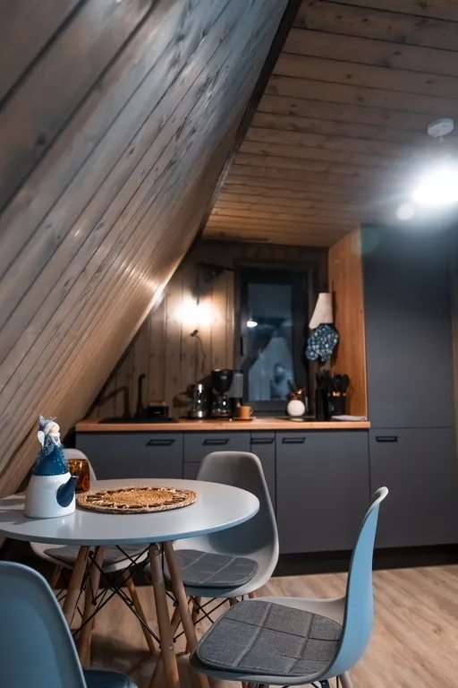 Дом А-Фрейм 42м2 с террасой №1