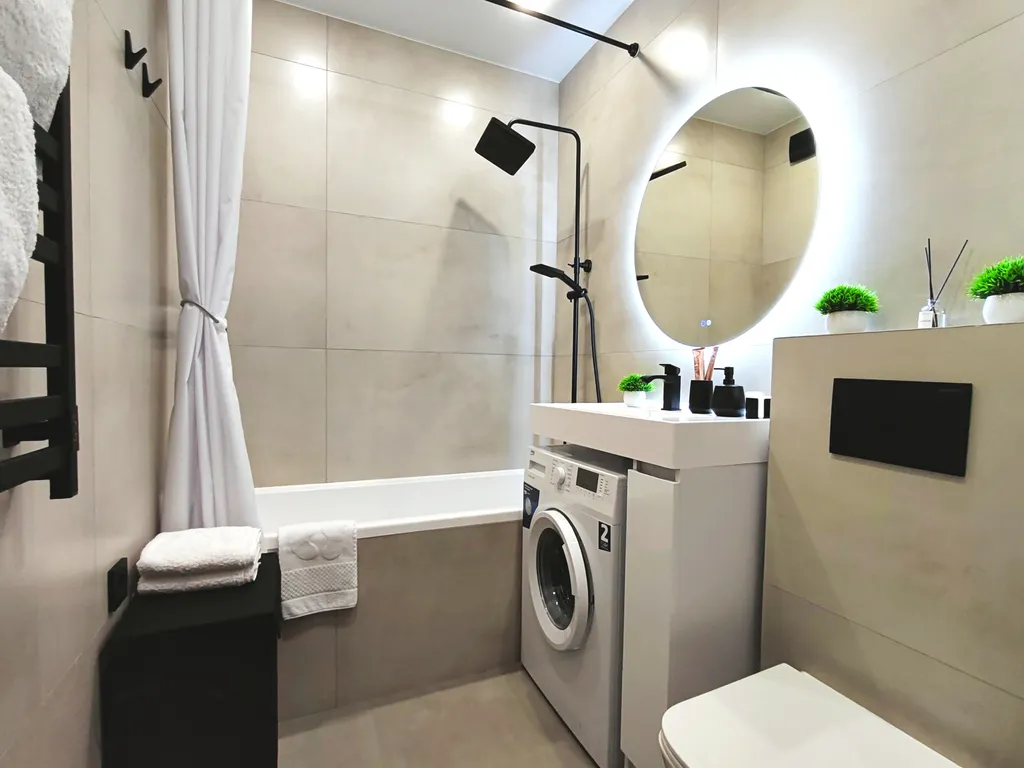 Атмосферная однокомнатная квартира Фламинго