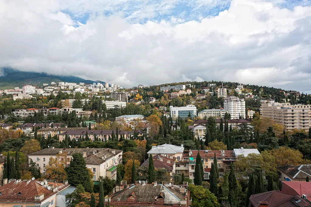 Садовая. В самом центре, вид на море