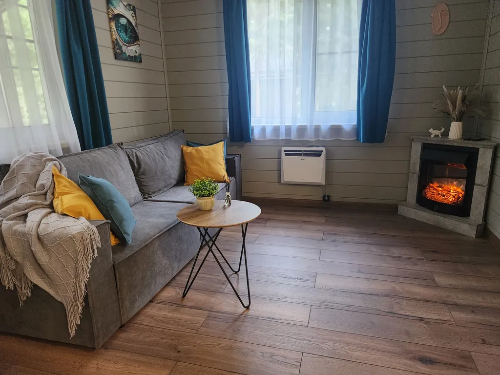 Коттедж Коттедж в Forest House с сауной в лесу — Никулино