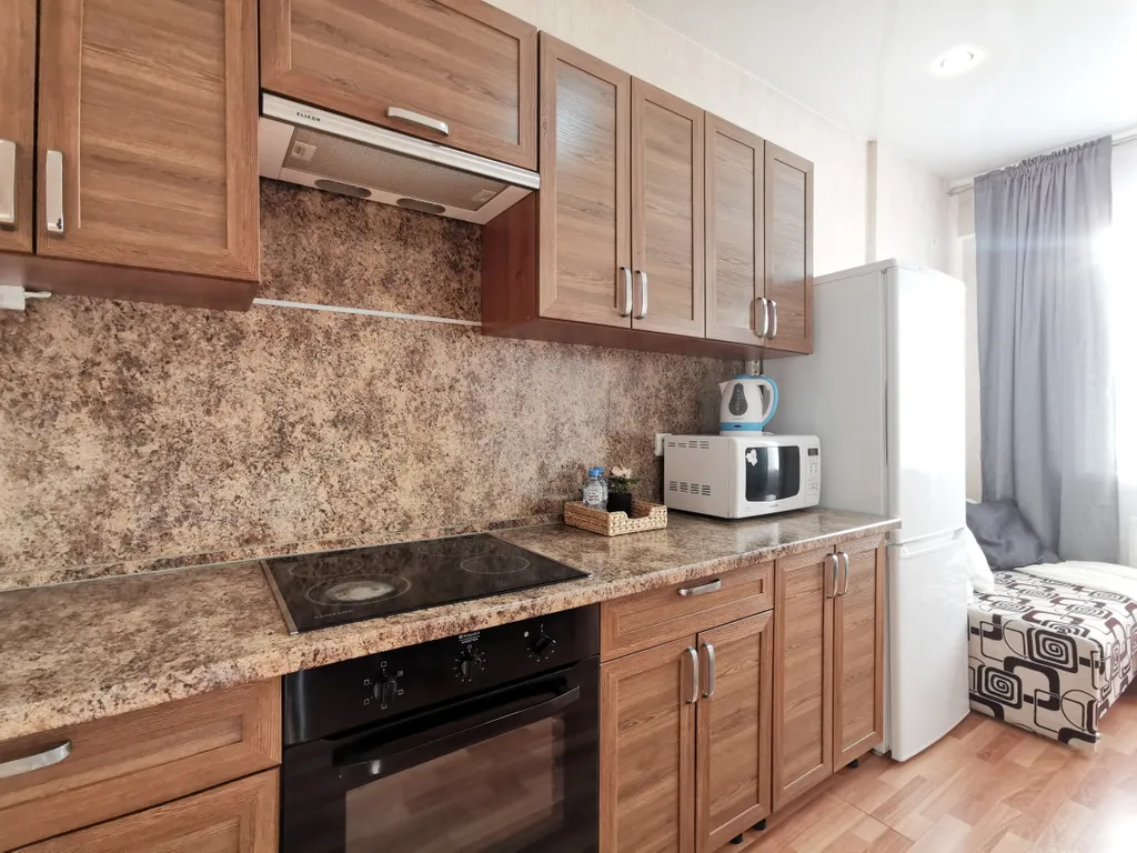 Уютная однокомнатная квартира с видом Волгу