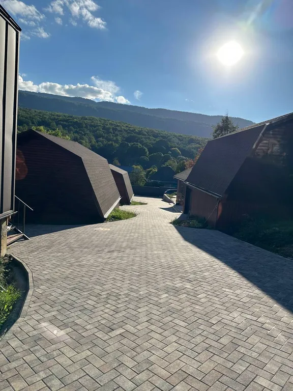 Коттедж Коттедж Шале с 1 спальней, кухня-гостиная с диваном и ванной комнатой — Мезмай