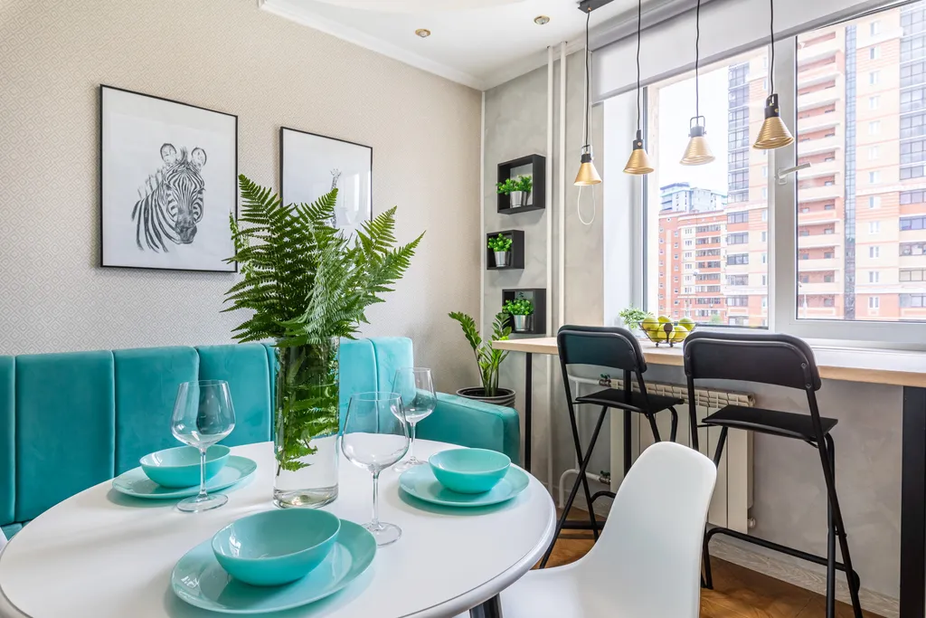 Уютная большая квартира с балконом для приятных вечеров