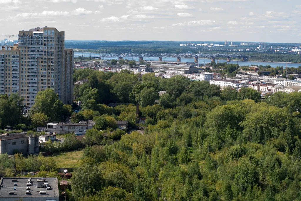 Квартира Евро двухкомнатная с панорамным видом на 23 этаже — аренда посуточно в Пермь