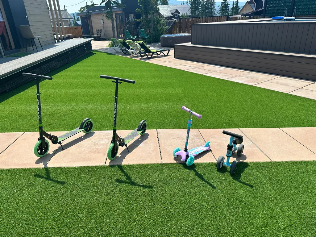 Дома с видом на гору