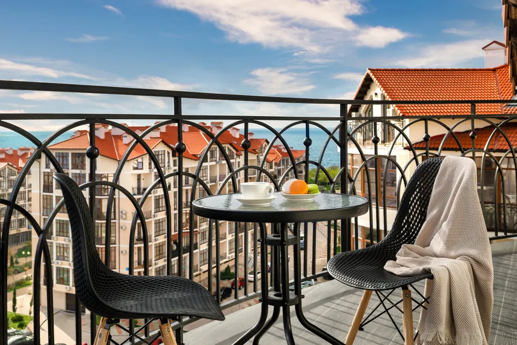 Квартира Квартира Евродвушка с балконом и видом на море — Геленджик