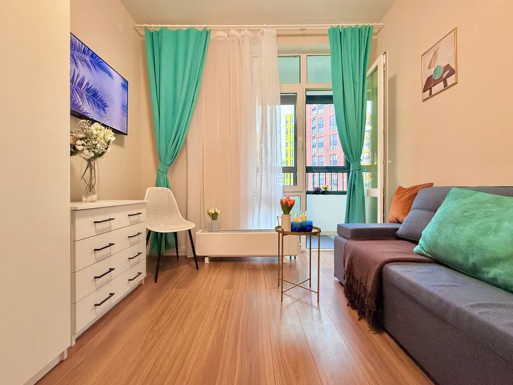 Дизайнерская однокомнатная в ЖК Прокшино Лагуна