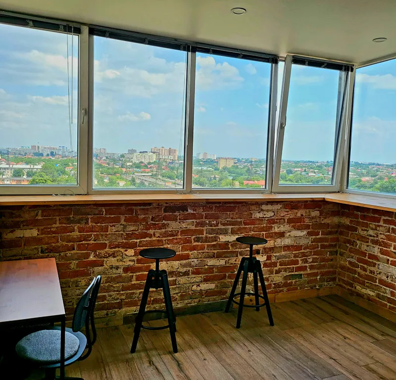 Квартира Квартира Атмосфера настоящего Краснодара с потрясающим видом на город — Краснодар