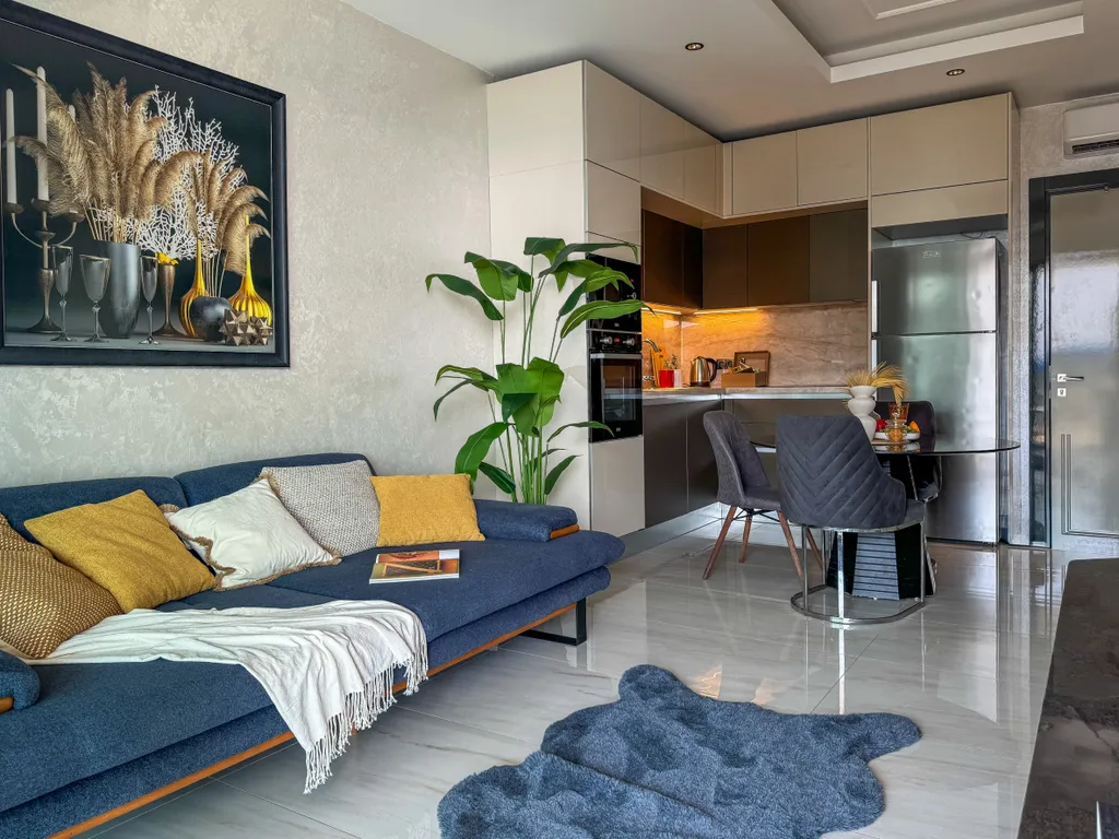 Cebeci на 1 береговой линии с панорамным видом на море