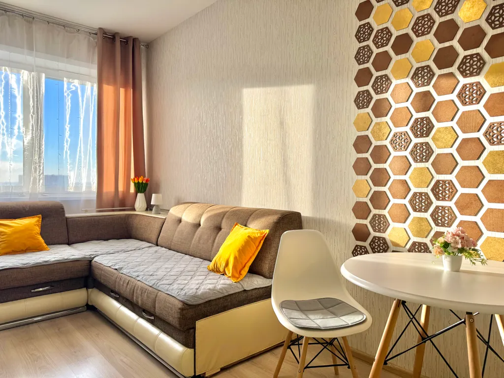 Просторная евродвухкомнатная квартира рядом с парком Горького