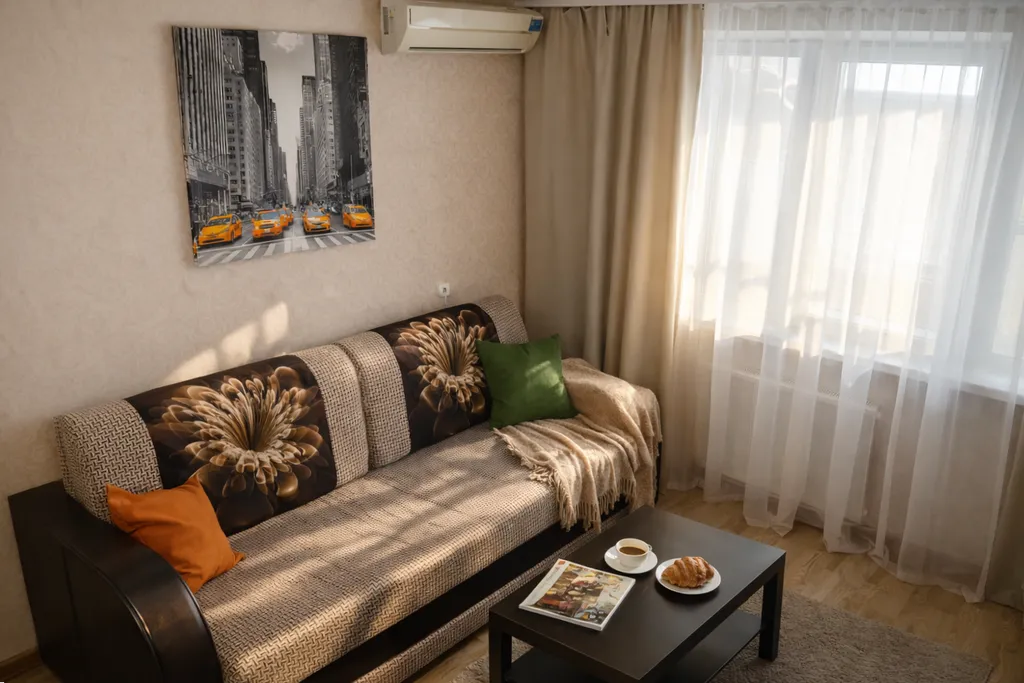 Просторная квартира с видом на город