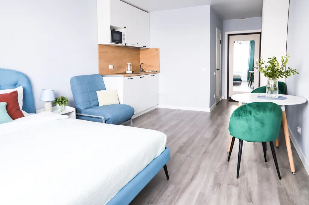 Студия в 390 метрах от метро