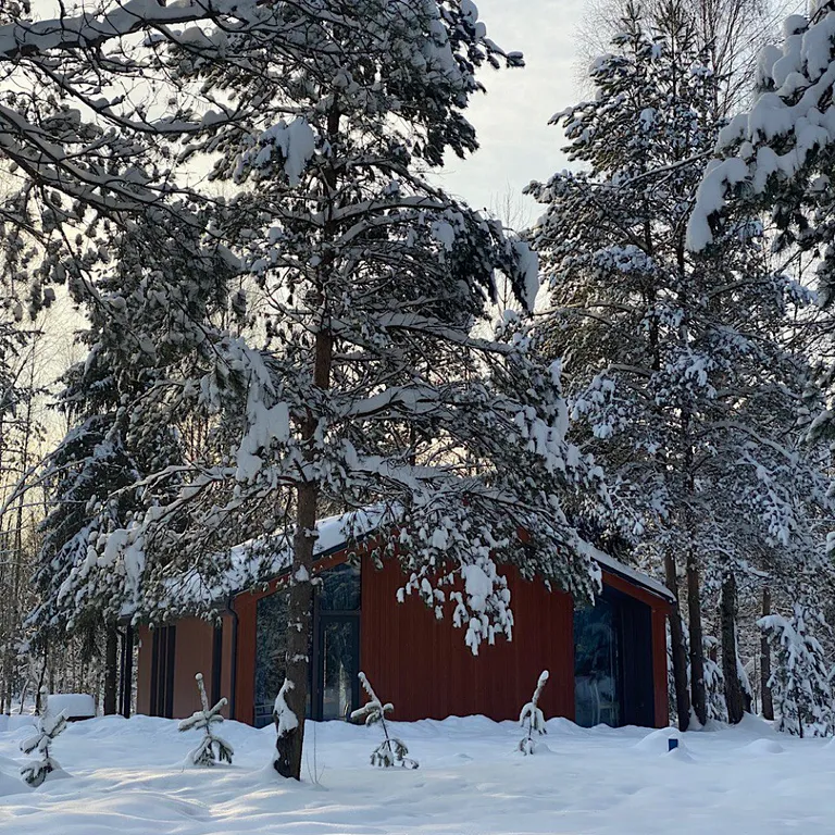 Домик в Соснах с сауной и банным чаном (Lato-80)