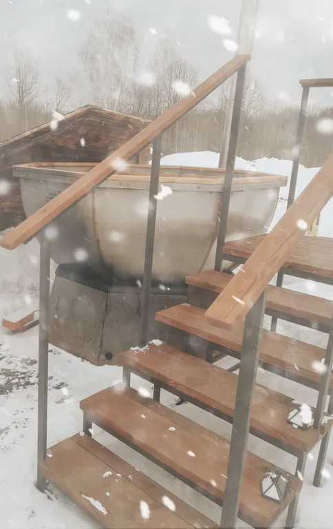 Коттедж Дом на Волге с рубленной баней и банным чаном — Бор