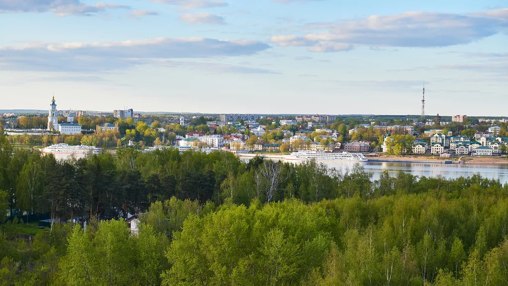 Квартира с панорамным видом на центр и Волгу с высоты птичьего полета