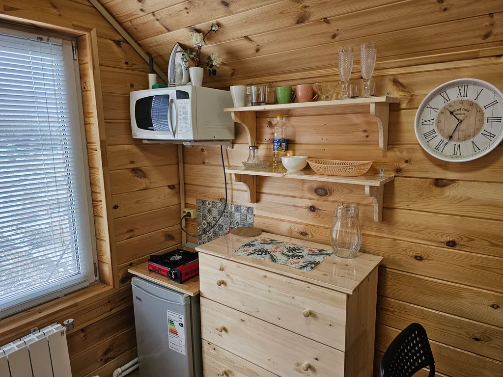 Таунхаус возле города с баней и купелью