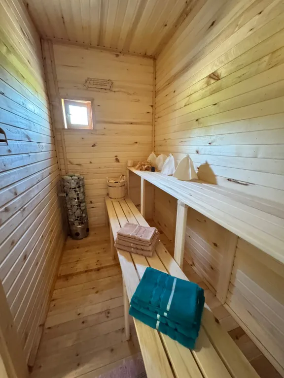 Дом 60m2 — чан под открытым небом, кухня, Wi-Fi