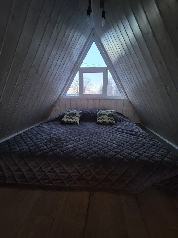 Коттедж Коттедж А-фрейм Лаймовый с сибирским банным чаном и баней на дровах — Каблуково