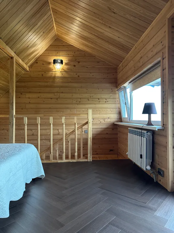 Атмосферное шале с видом на город и на горы