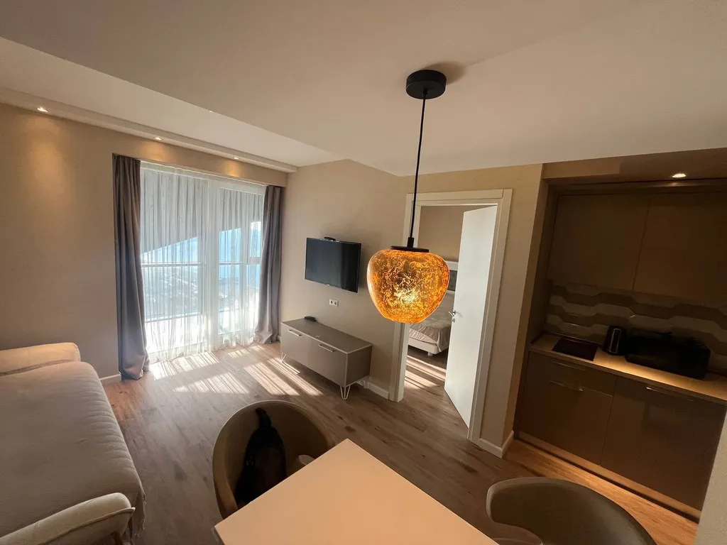 Апартаменты с видом на первой линии моря в Апарт-отеле