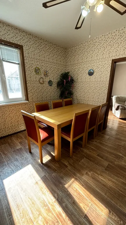 Дом в Анапе с банным чаном для дружной компании в окружении сада