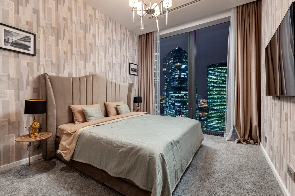 Квартира Трёхкомнатный апарт на 40 этаже — аренда посуточно в Москва