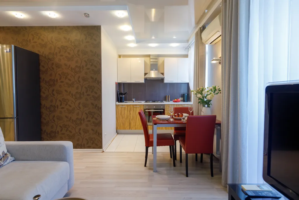 Современная квартира у Площади Славы