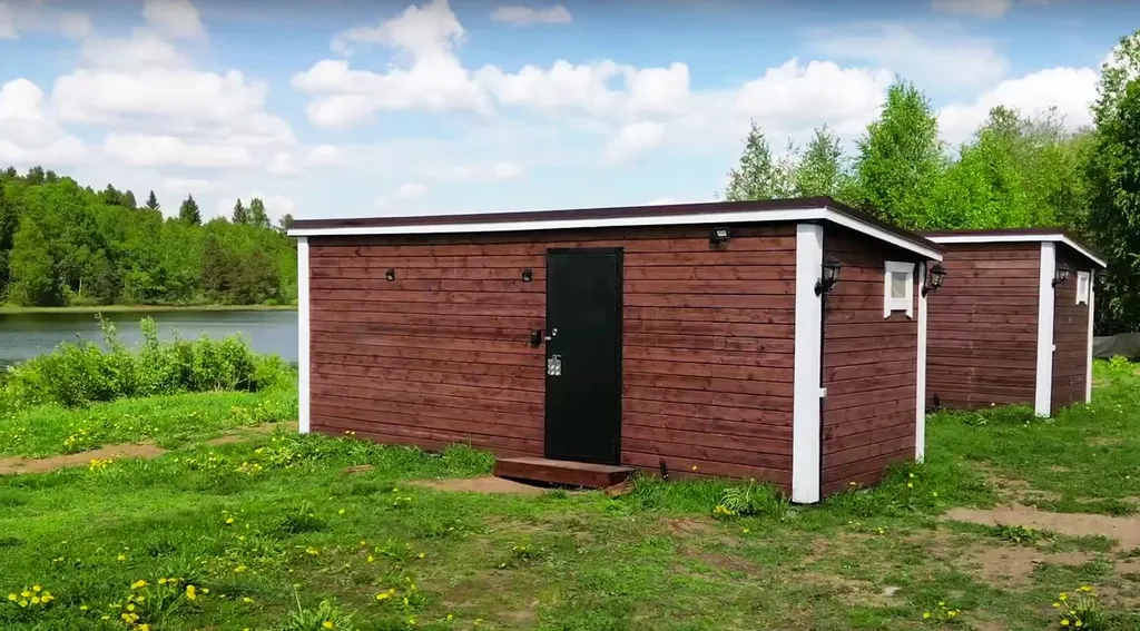 Домик на двоих с панорамным окном №4