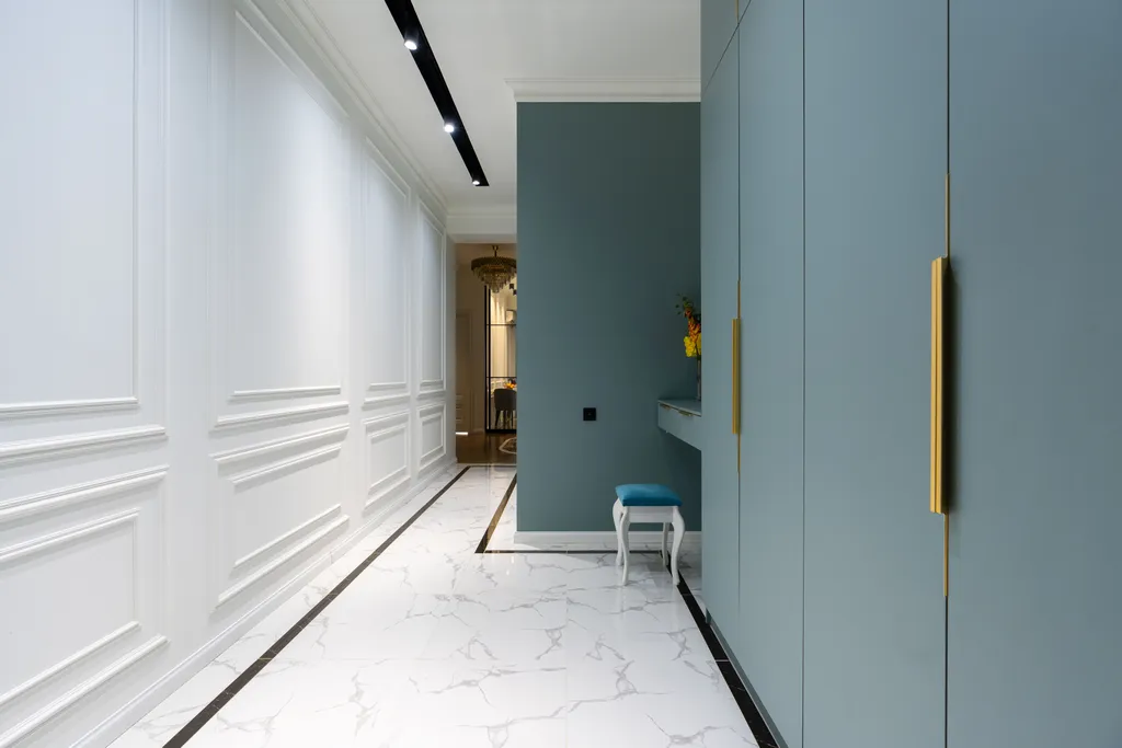 Респектабельная квартира в неоклассическом стиле в ЖК Казахстан