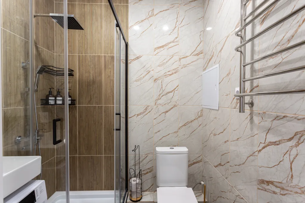 Студия с балконом и видом на горы