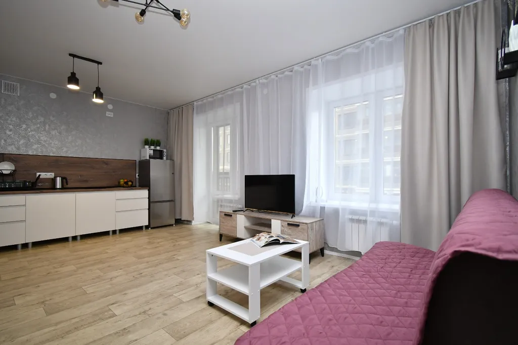 Квартира Квартира Современная однушка в пешей доступности от жд вокзала — Красноярск