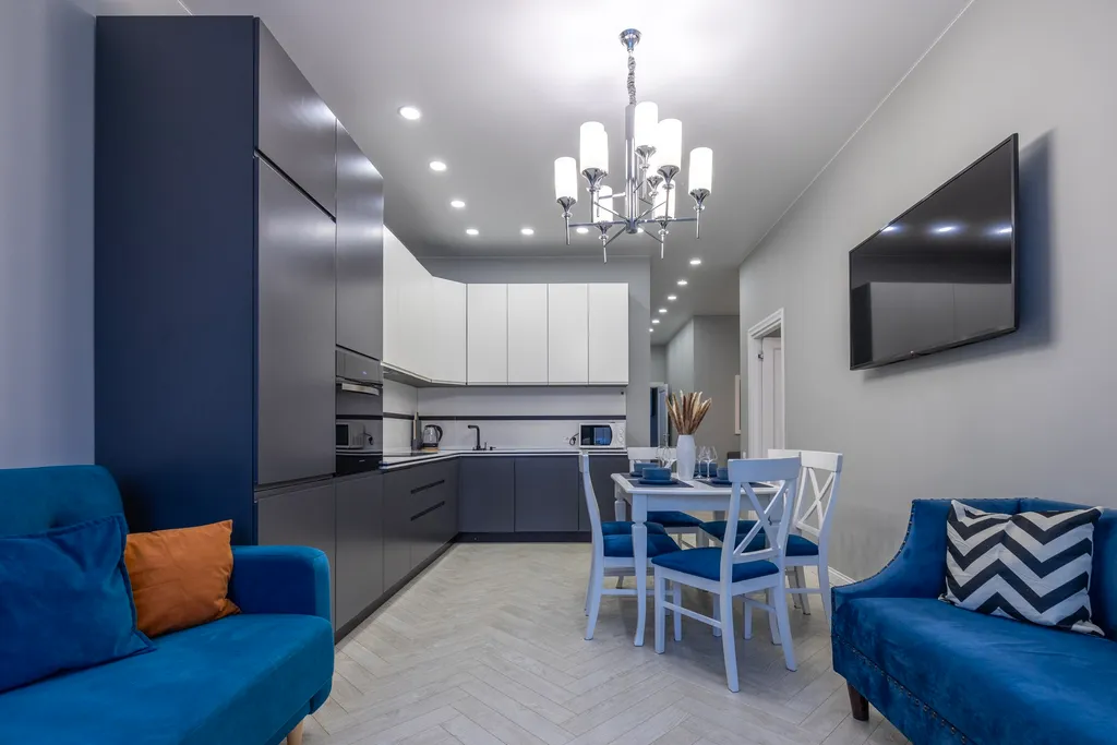 Квартира Квартира Дизaйнeрcкая евротрёшка в ЖК Нeаdliner — Москва