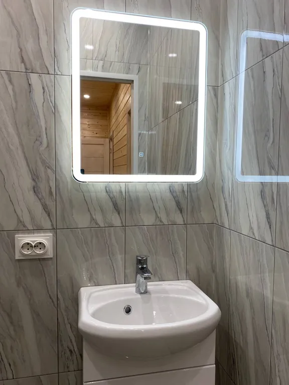 Коттедж Новый коттедж с русской баней на дровах — Тосно