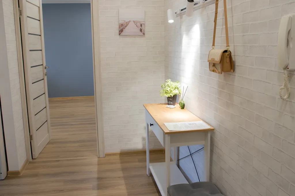 Новая квартира с кухней-гостинной