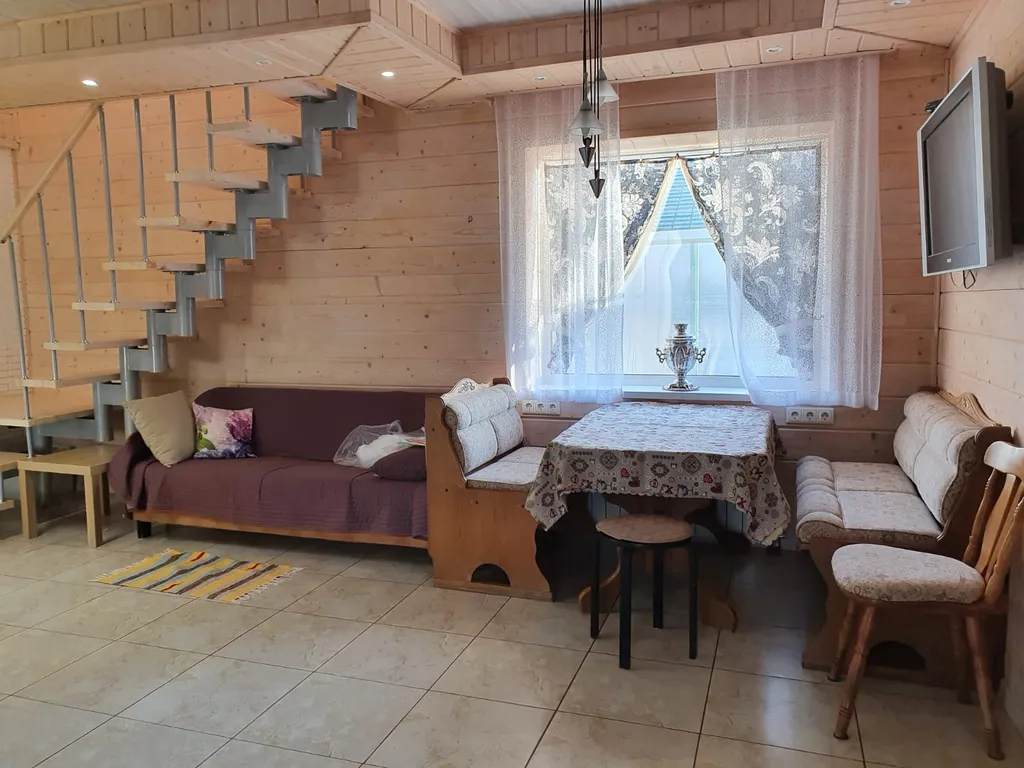 Уютный коттедж с баней на дровах