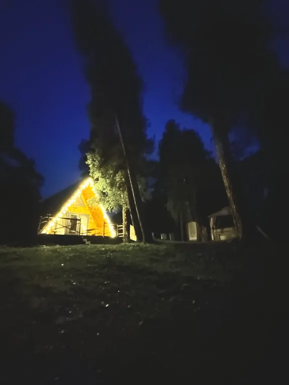 Коттедж Афрейм с видом на горы — Архыз