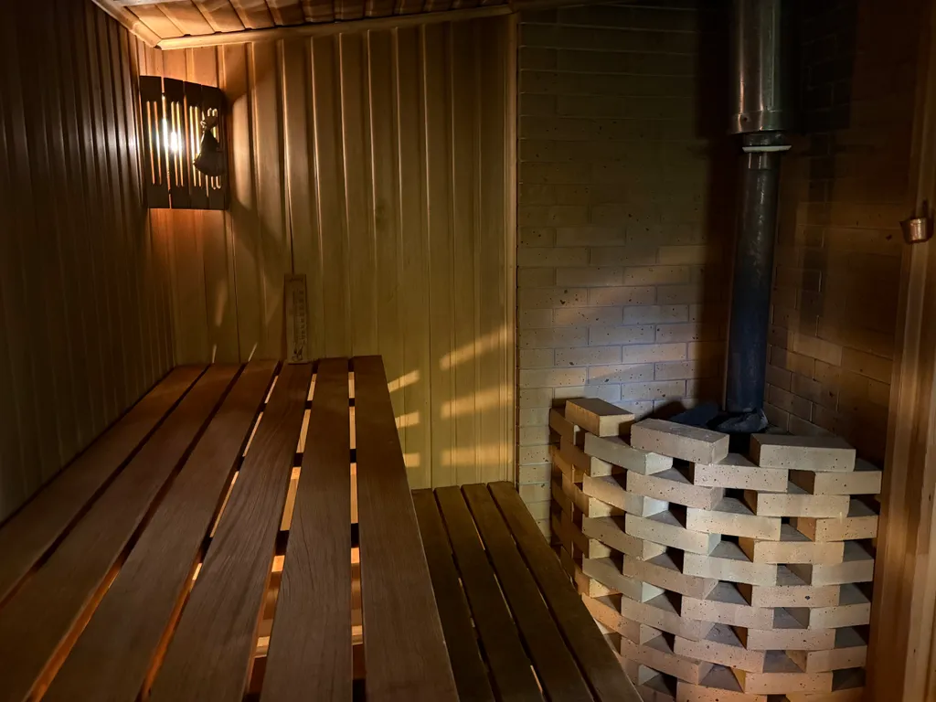 Коттедж с баней и чаном